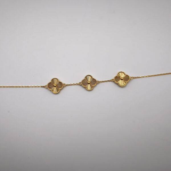 Clover Trio Charm Bracelet