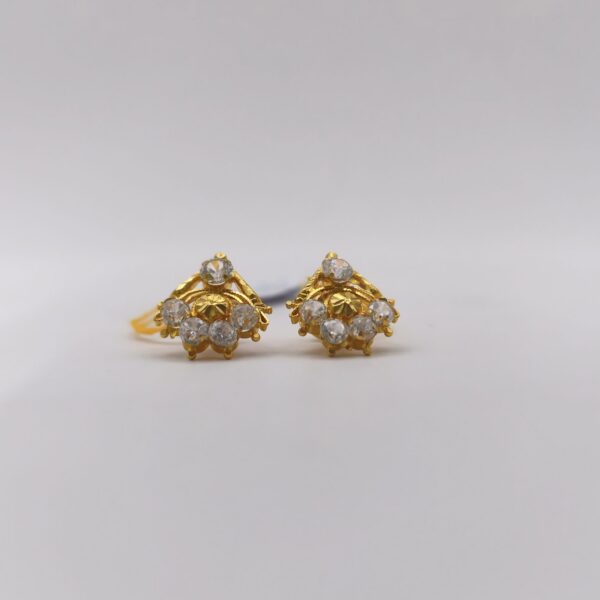 CZ Bud Blossom Earring