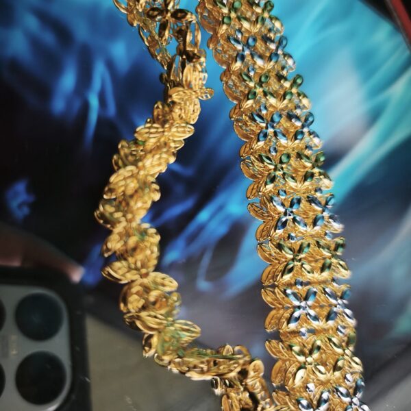 Floral Carved Kada Pair