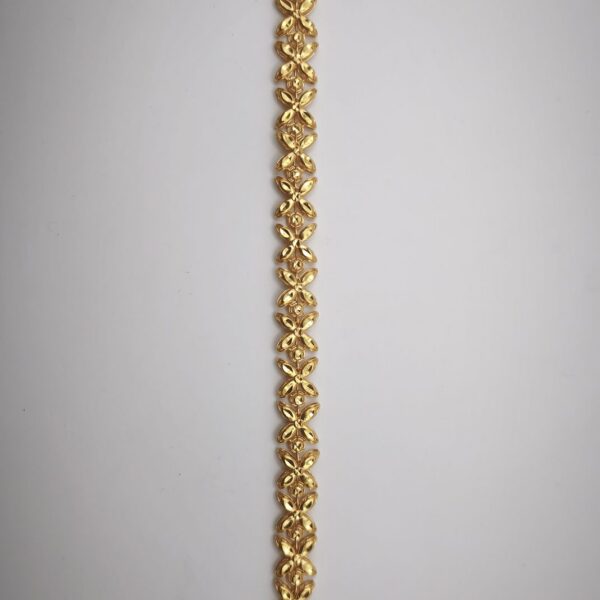 Flower Link Pair Bracelet