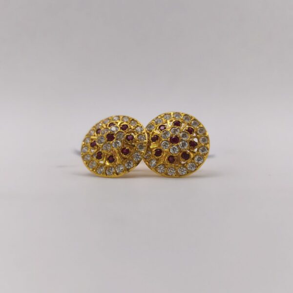 Honeycomb Dome Earring