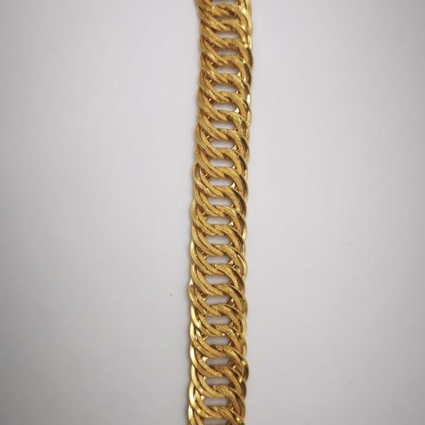 Flat Interwoven Curb Bracelet