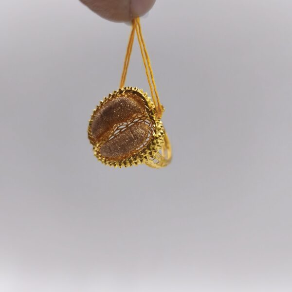 Rose Gold Dome Bead Ring