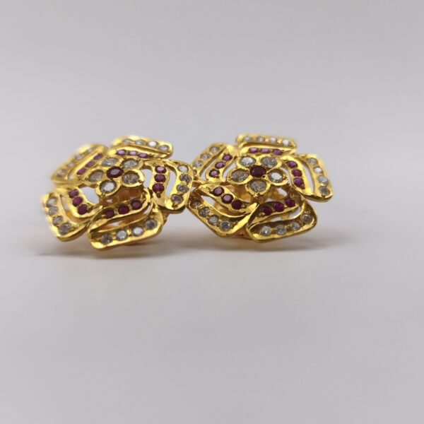 Ruby Rose Bloom Earring
