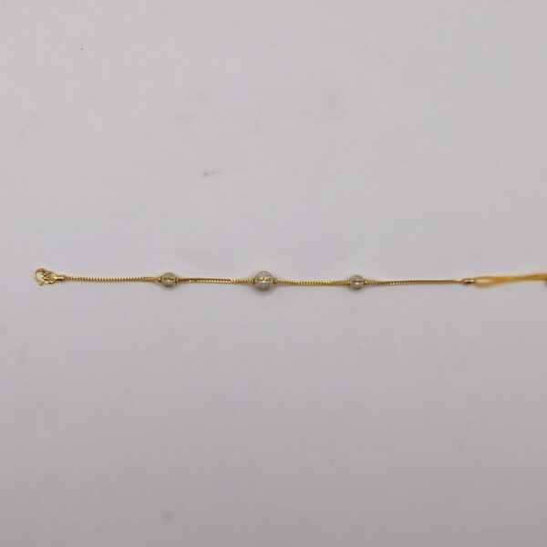 Three Station CZ Bracelet