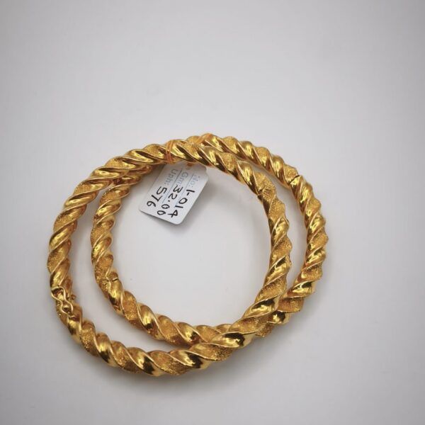 Twisted Rope Pair Bangle