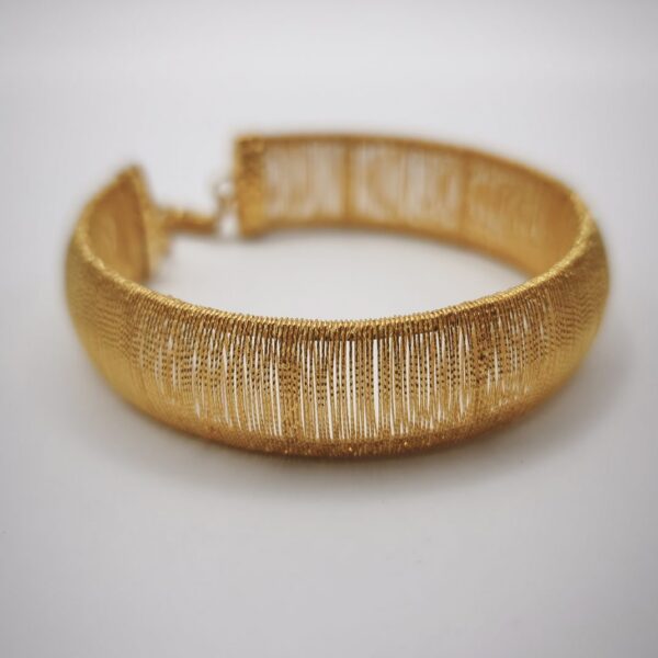 Two Tone Mesh Cuff Pair