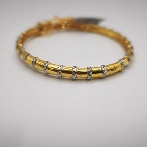 Two Tone Station Bangle