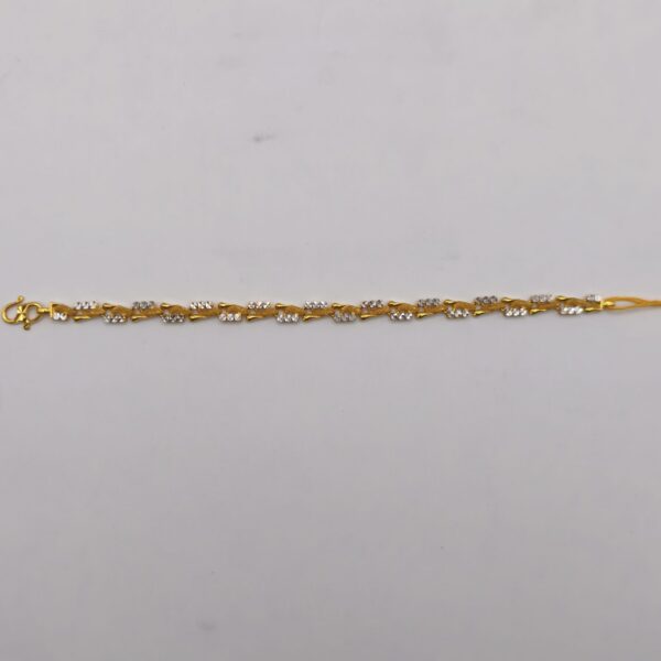 Two Tone Twist Rope Bracelet