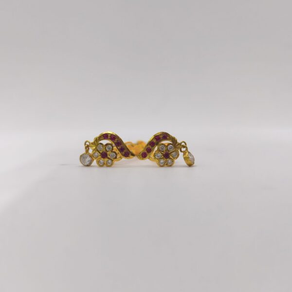 Vine Mango Ruby Earring
